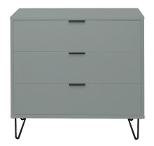 Kommode >Boulder< in Pine Green matt Lack - 81xx45cm (BxHxT)