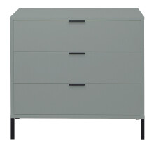 Kommode >Boulder< in Pine Green matt Lack - 81xx45cm (BxHxT)