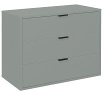 Kommode >Boulder< in Pine Green matt Lack BG - 81x67x45cm (BxHxT)