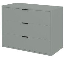 Kommode >Boulder< in Pine Green matt Lack BG - 81x67x45cm (BxHxT)