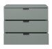 Kommode >Boulder< in Pine Green matt Lack BG - 81x67x45cm (BxHxT)