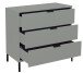 Kommode >Boulder< in Pine Green matt Lack QF - 81x82x45cm (BxHxT)
