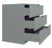 Kommode >Boulder< in Pine Green matt Lack QF - 81x82x45cm (BxHxT)
