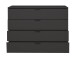 Kommode >Boulder< in Anthrazit matt Lack - 119xx45cm (BxHxT)