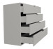 Kommode >Boulder< in Kreidegrau matt Lack BG - 119x87x45cm (BxHxT)