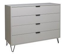 Kommode >Boulder< in Kreidegrau matt Lack DB - 119x102x45cm (BxHxT)