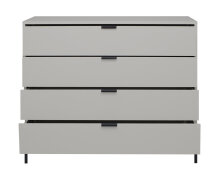 Kommode >Boulder< in Kreidegrau matt Lack QF - 119x102x45cm (BxHxT)