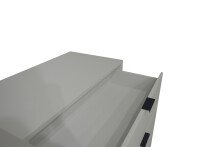 Kommode >Boulder< in Kreidegrau matt Lack QF - 119x102x45cm (BxHxT)