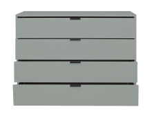 Kommode >Boulder< in Pine Green matt Lack BG - 119x87x45cm (BxHxT)