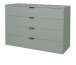 Kommode >Boulder< in Pine Green matt Lack BG - 119x87x45cm (BxHxT)