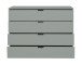 Kommode >Boulder< in Pine Green matt Lack BG - 119x87x45cm (BxHxT)