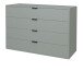 Kommode >Boulder< in Pine Green matt Lack BG - 119x87x45cm (BxHxT)