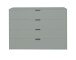 Kommode >Boulder< in Pine Green matt Lack BG - 119x87x45cm (BxHxT)