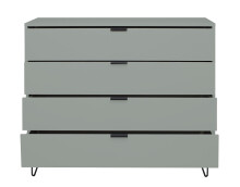 Kommode >Boulder< in Pine Green matt Lack DB - 119x102x45cm (BxHxT)