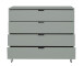 Kommode >Boulder< in Pine Green matt Lack DB - 119x102x45cm (BxHxT)