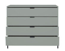 Kommode >Boulder< in Pine Green matt Lack QF - 119x102x45cm (BxHxT)