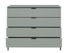 Kommode >Boulder< in Pine Green matt Lack QF - 119x102x45cm (BxHxT)