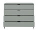 Kommode >Boulder< in Pine Green matt Lack QF - 119x102x45cm (BxHxT)
