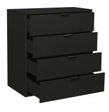 Kommode >Boulder< in Anthrazit matt Lack BG - 81x87x45cm (BxHxT)