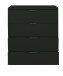 Kommode >Boulder< in Anthrazit matt Lack BG - 81x87x45cm (BxHxT)
