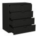 Kommode >Boulder< in Anthrazit matt Lack BG - 81x87x45cm (BxHxT)