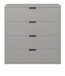 Kommode >Boulder< in Kreidegrau matt Lack BG - 81x87x45cm (BxHxT)