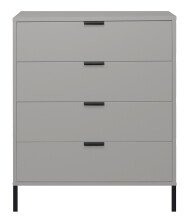 Kommode >Boulder< in Kreidegrau matt Lack QF -...