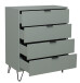 Kommode >Boulder< in Pine Green matt Lack - 81xx45cm (BxHxT)