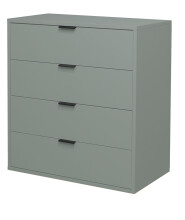 Kommode >Boulder< in Pine Green matt Lack BG - 81x87x45cm (BxHxT)