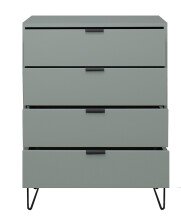 Kommode >Boulder< in Pine Green matt Lack DB - 81x102x45cm (BxHxT)