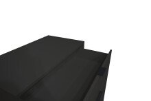 Kommode >Boulder< in Anthrazit matt Lack BG - 51x108x45cm (BxHxT)