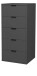 Kommode >Boulder< in Anthrazit matt Lack BG - 51x108x45cm (BxHxT)