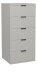 Kommode >Boulder< in Kreidegrau matt Lack BG - 51x108x45cm (BxHxT)
