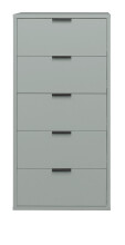 Kommode >Boulder< in Pine Green matt Lack BG - 51x108x45cm (BxHxT)