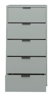 Kommode >Boulder< in Pine Green matt Lack BG - 51x108x45cm (BxHxT)