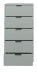 Kommode >Boulder< in Pine Green matt Lack BG - 51x108x45cm (BxHxT)