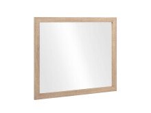 Wandspiegel >Kuta< in Sonoma-Eiche - 80x70x2cm (BxHxT)