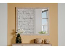 Wandspiegel >Kuta< in Sonoma-Eiche - 80x70x2cm (BxHxT)