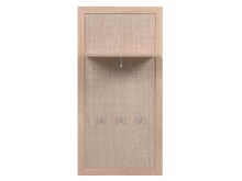 Garderobenpaneel >Kuta< in Sonoma-Eiche - 55x110x30cm (BxHxT)