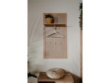 Garderobenpaneel >Kuta< in Sonoma-Eiche -...