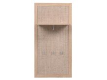 Garderobenpaneel >Kuta< in Sonoma-Eiche - 55x110x30cm (BxHxT)