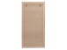 Garderobenpaneel >Kuta< in Sonoma-Eiche - 55x110x30cm (BxHxT)