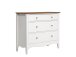 Kommode >Lebanon< in Weiß aus Massivholz, MDF - 100x86x42cm (BxHxT)