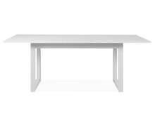 Esstisch >Arvada< in Weiß aus MDF - 160x75x90cm (BxHxT)