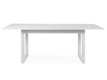 Esstisch >Arvada< in Weiß aus MDF - 160x75x90cm (BxHxT)