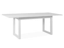 Esstisch >Arvada< in Weiß aus MDF - 160x75x90cm (BxHxT)