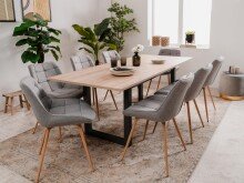 Esstisch >Arvada< in Sonoma-Eiche aus MDF - 160x75x90cm (BxHxT)