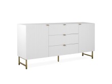 Sideboard >Elwood< in Weiß matt - 179x90x40.5cm (BxHxT)