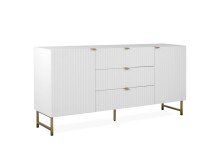 Sideboard >Elwood< in Weiß matt - 179x90x40.5cm (BxHxT)