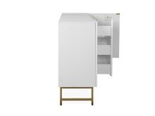 Sideboard >Elwood< in Weiß matt - 179x90x40.5cm (BxHxT)